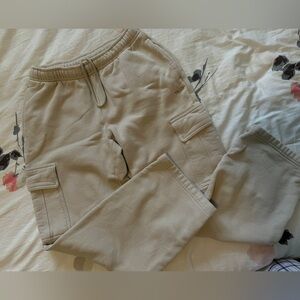 tna cozy fleece mega fit cargo sweatpants